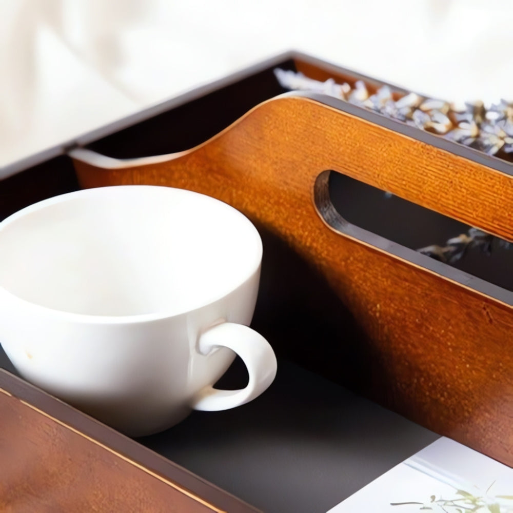 Timeless Vintage Wooden Organizer Tray