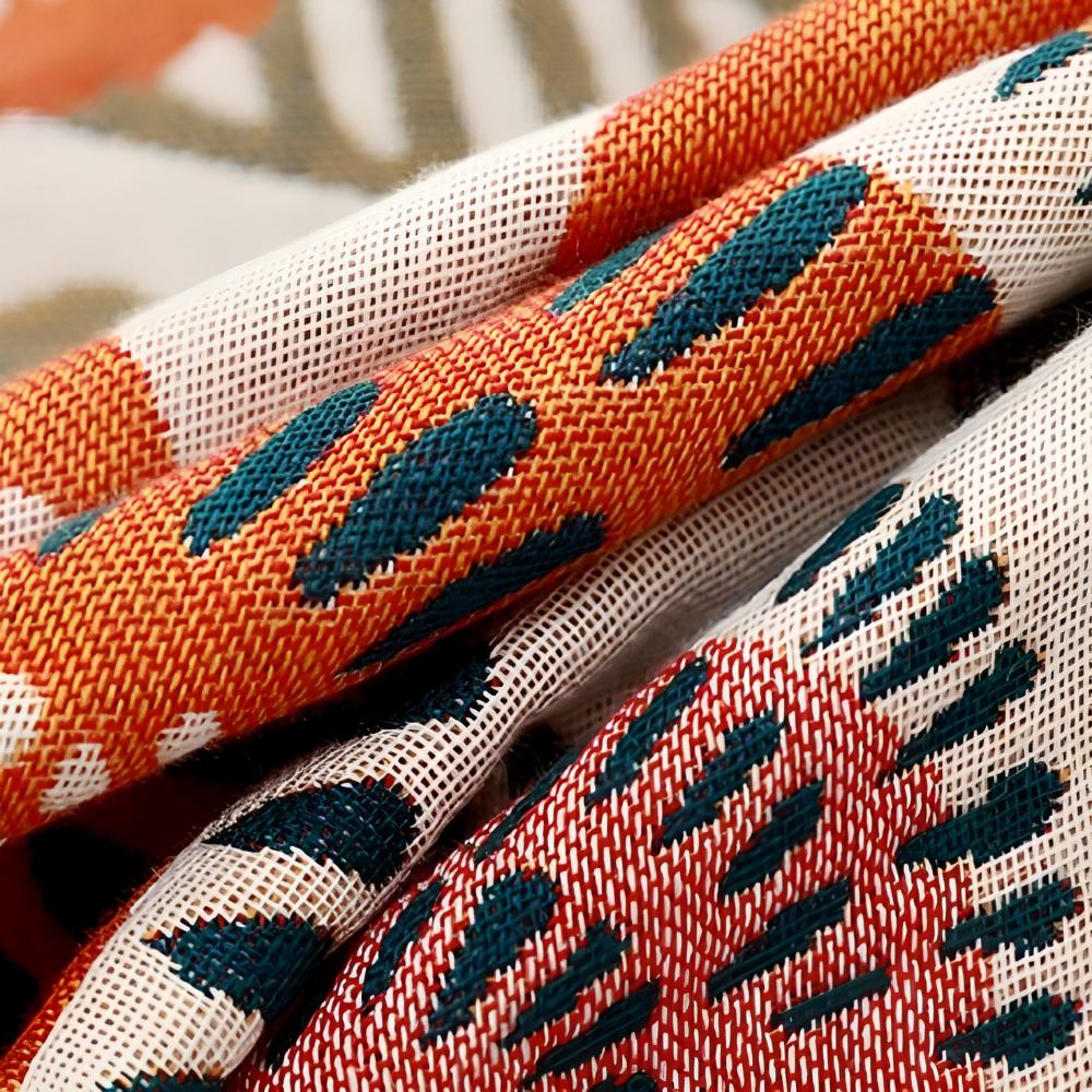 Colorful patchwork throw blanket with floral, polka dot, and heart patterns, soft decorative sofa and bed cover