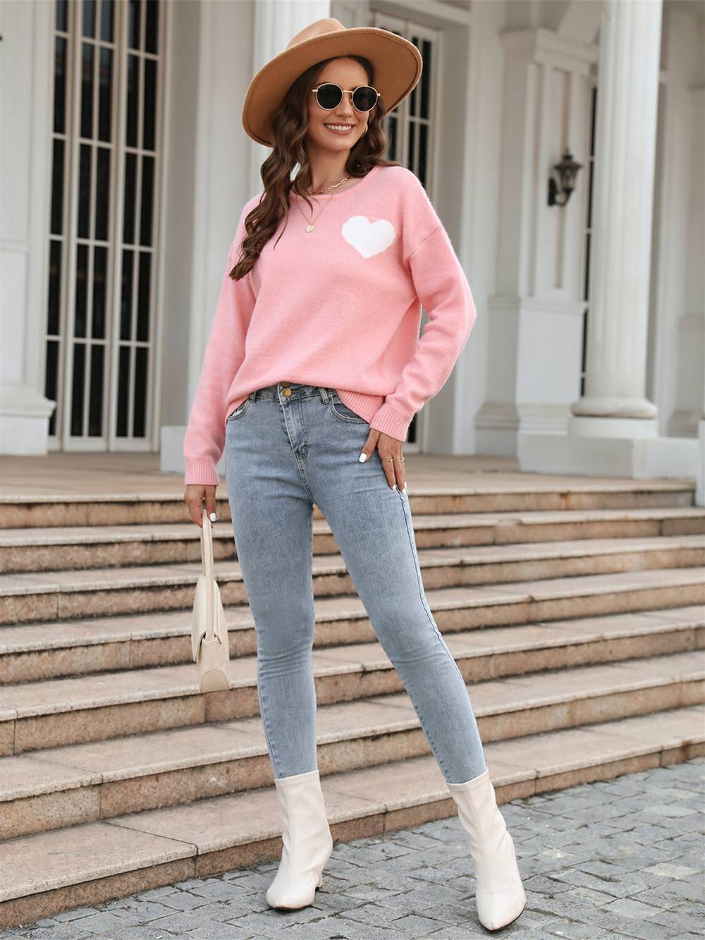 Love on Pulse Knit Pullover Sweater