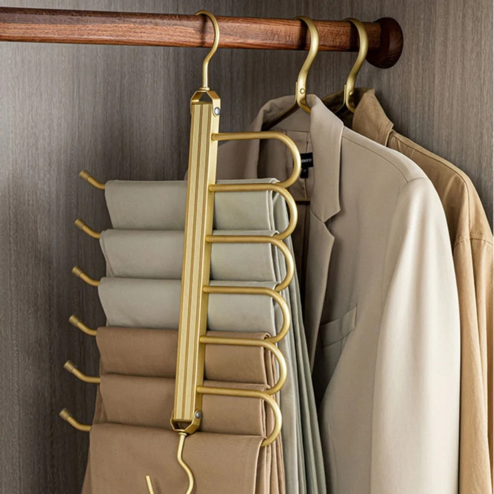 Regal Gold Space-Saving Trouser Hanger