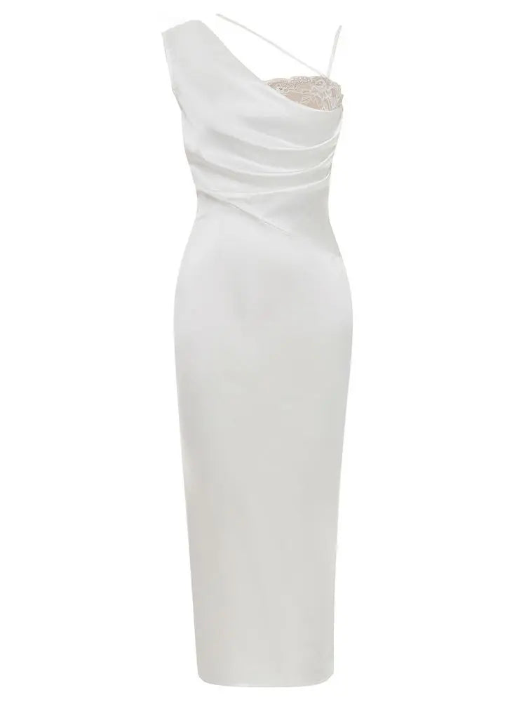 One-Shoulder Backless Dress