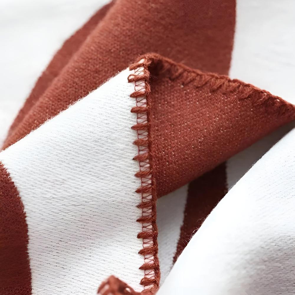 Geometric Design Acrylic Throw Blanket