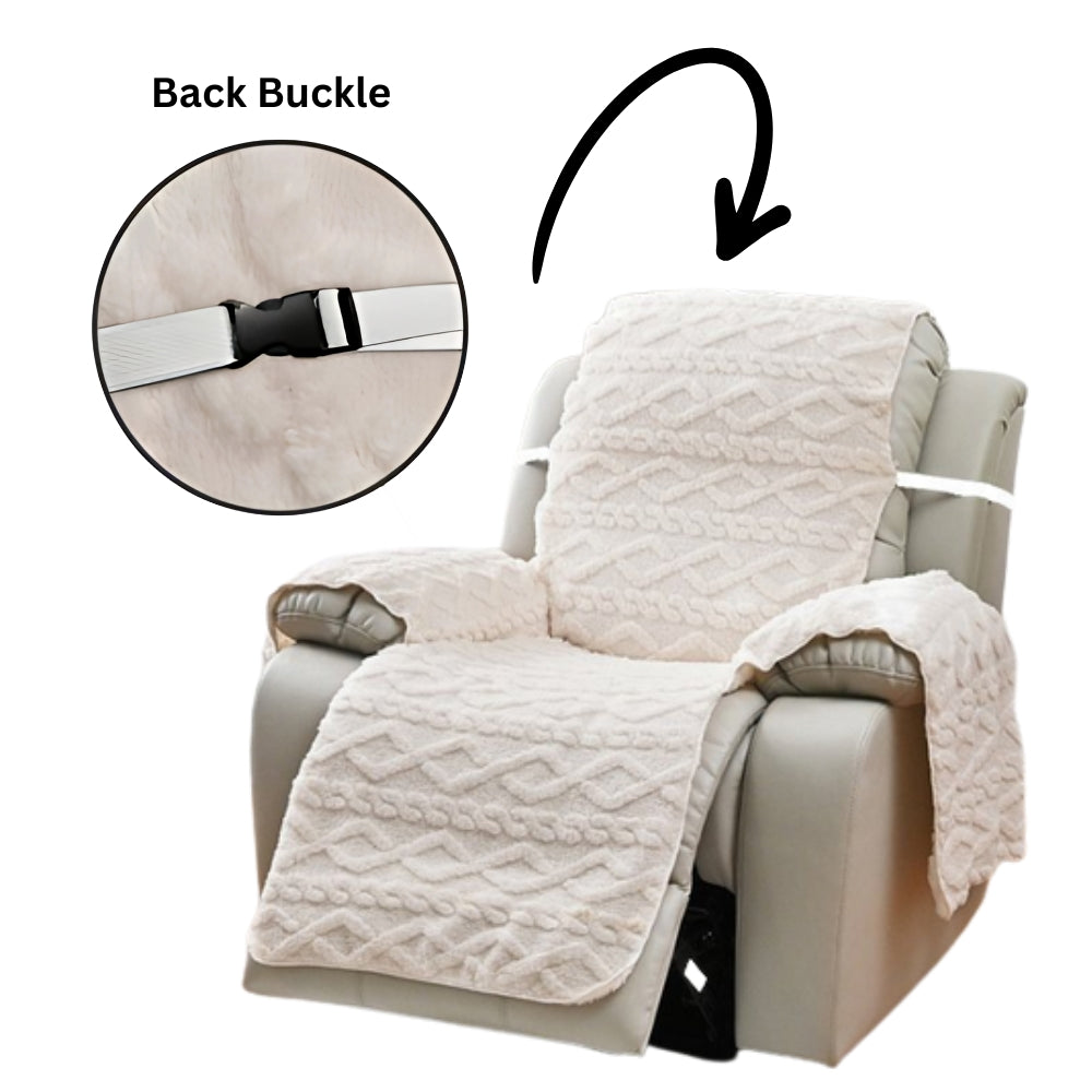 Diamond Pattern Recliner Slipcover