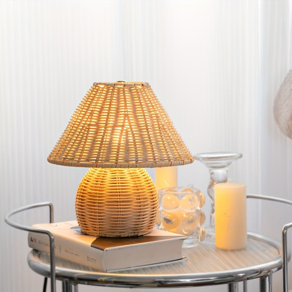 Noya Rattan Table Lamp Home Decor