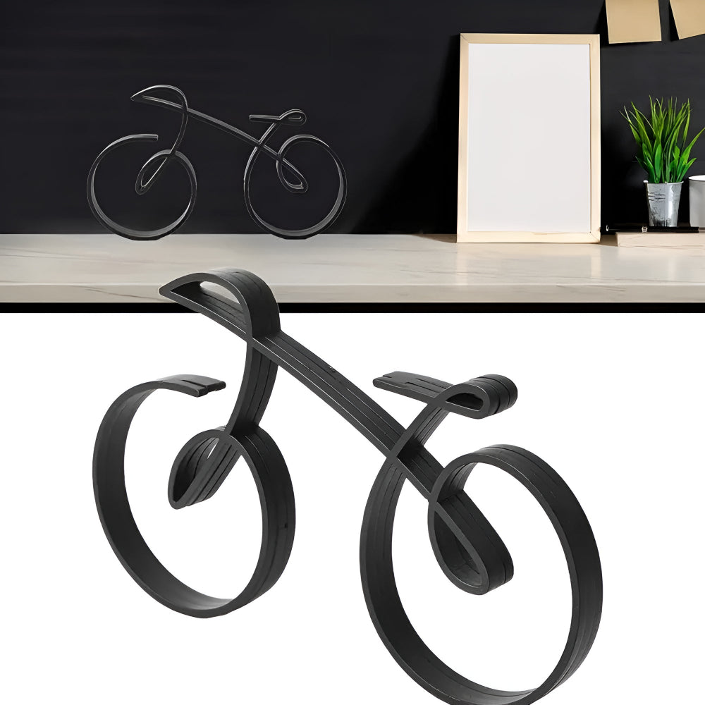 Urban Cyclist Abstract Decor