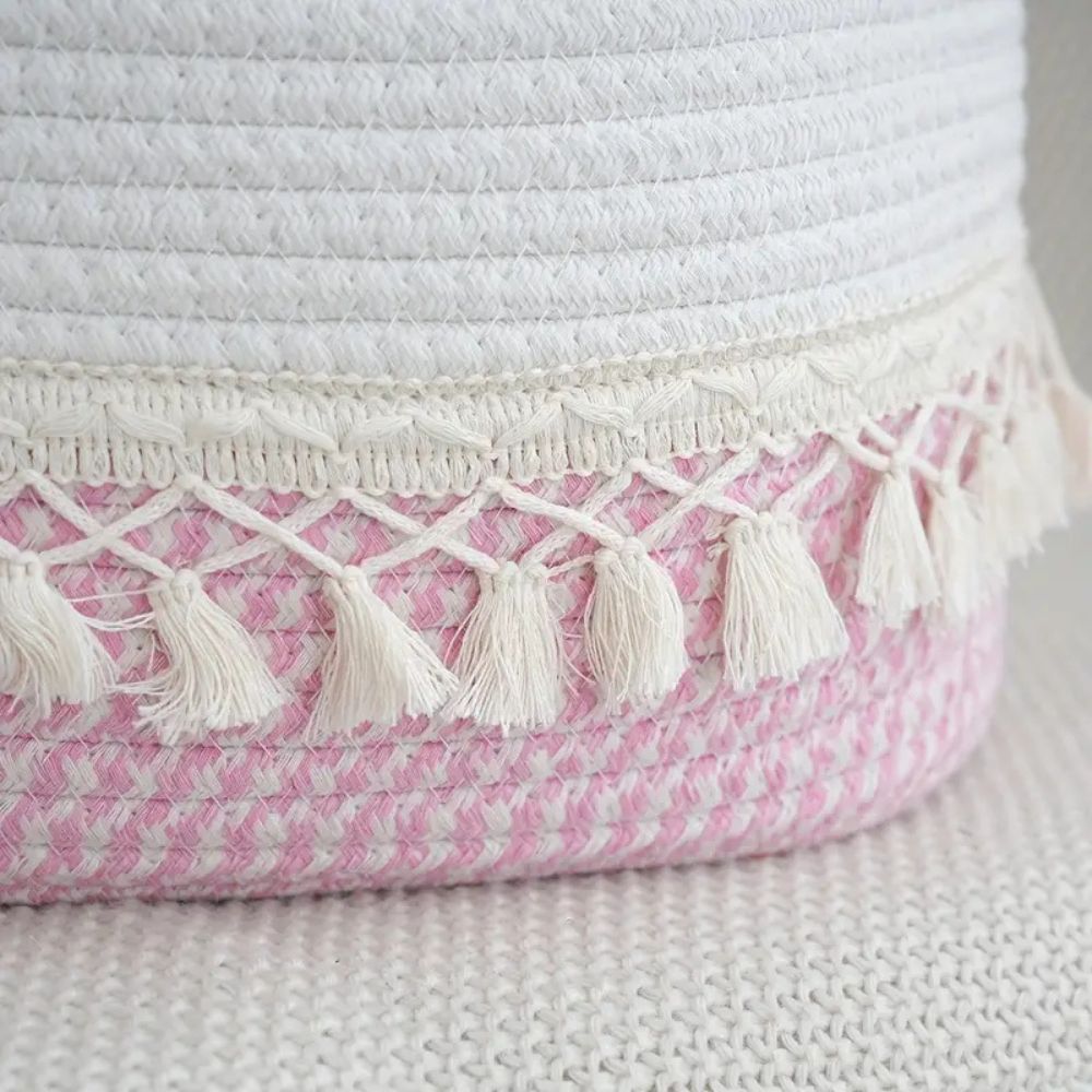 Lace Trim Baby Caddy Organizer