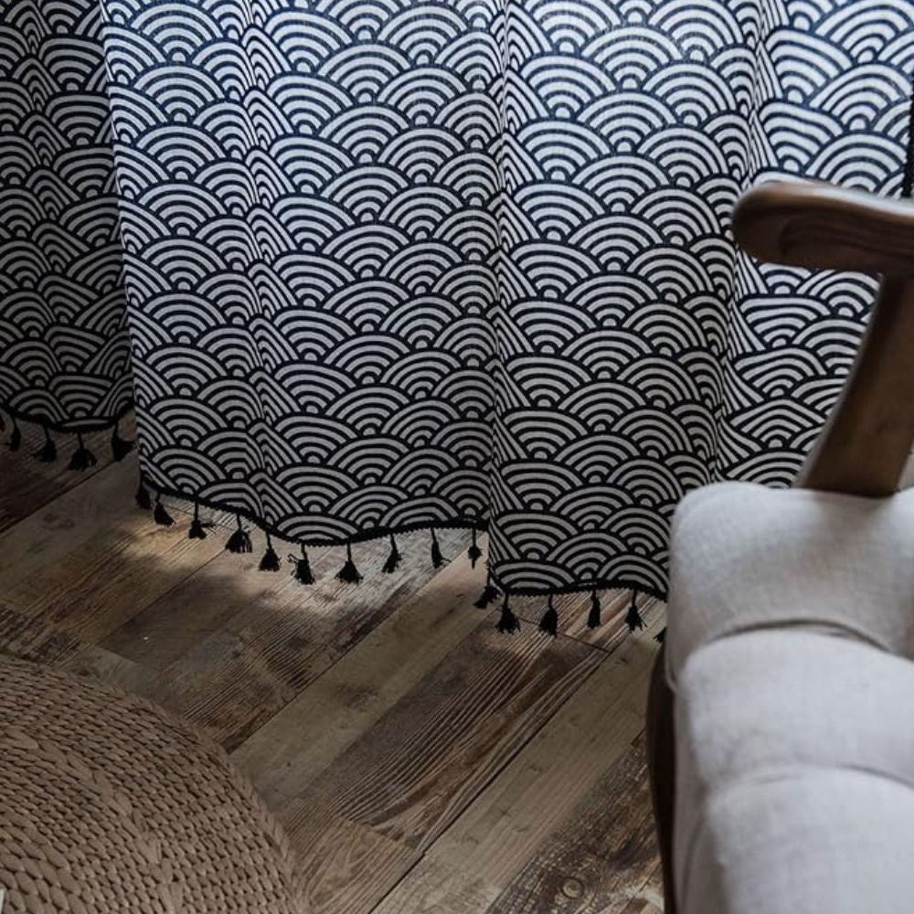 Tidal Scales Curtain