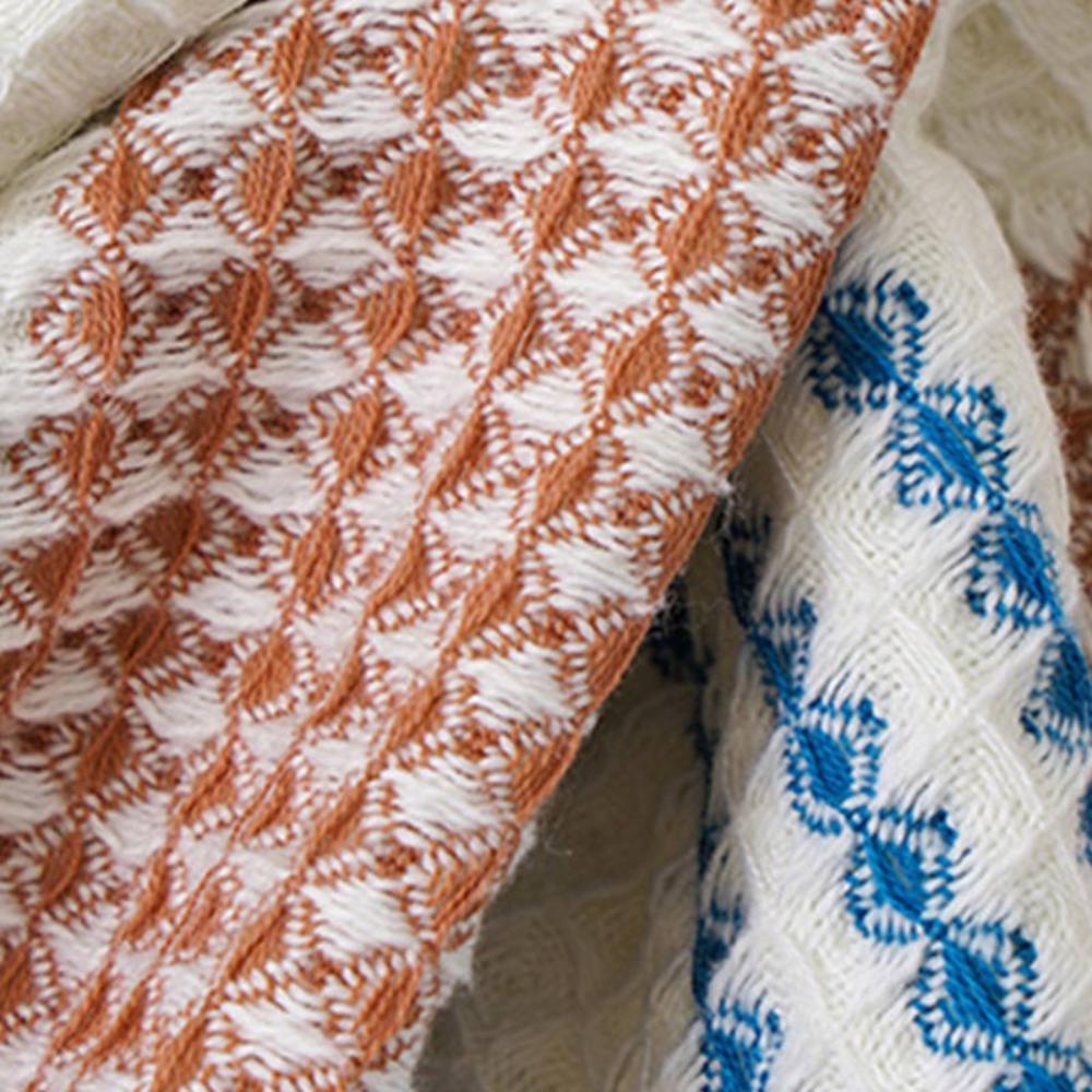 Colorblock Striped Cotton Bath Towel