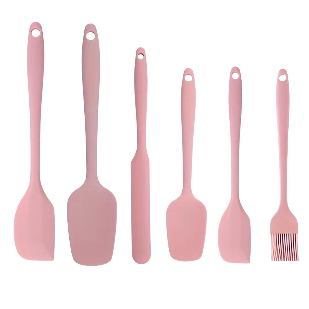 Flexible Silicone Spatula Set | 6 Pcs Set