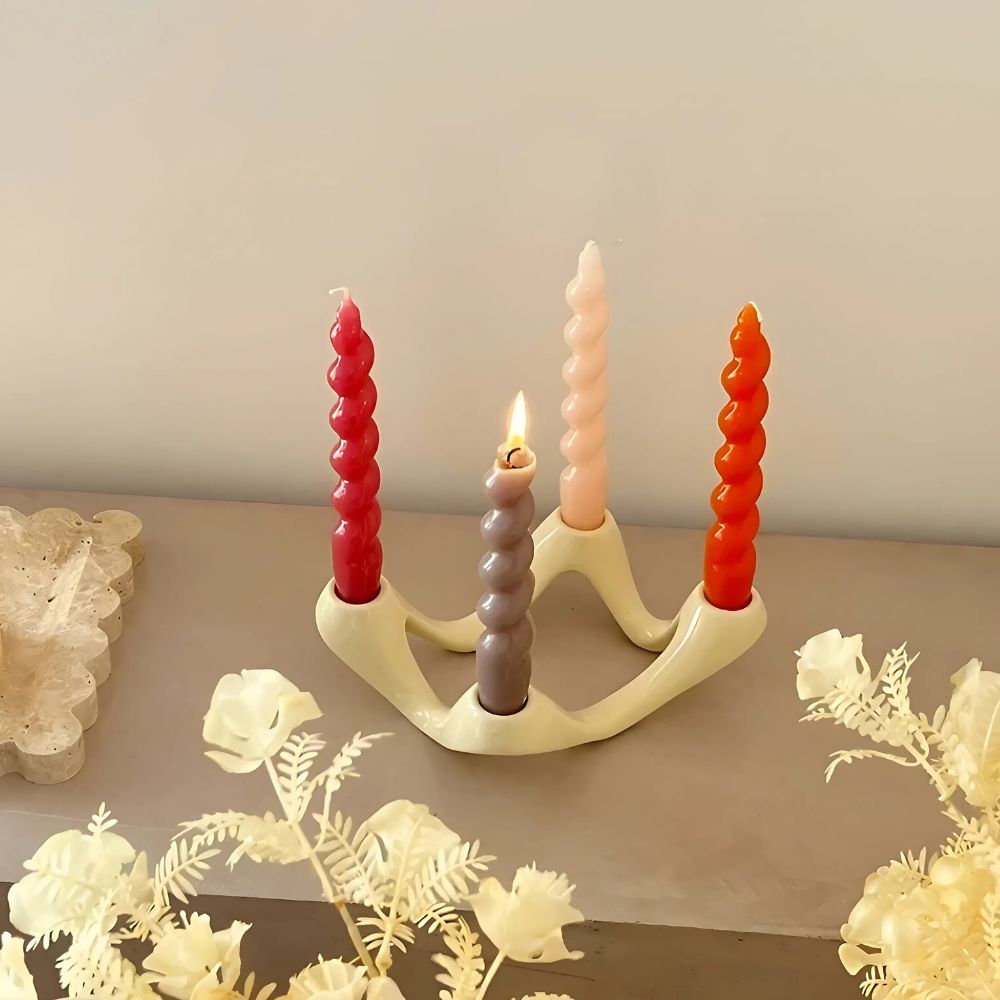 Cosmic Ripple Candle Holder