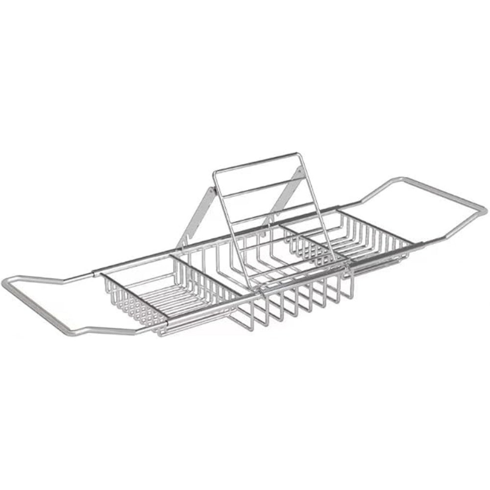 Adjustable Stainless Steel Bathtub Caddy Tray