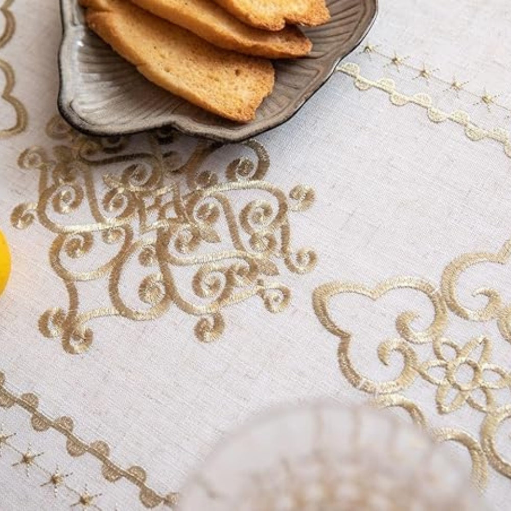 Sorella Luxe Embroidered Tablecloth