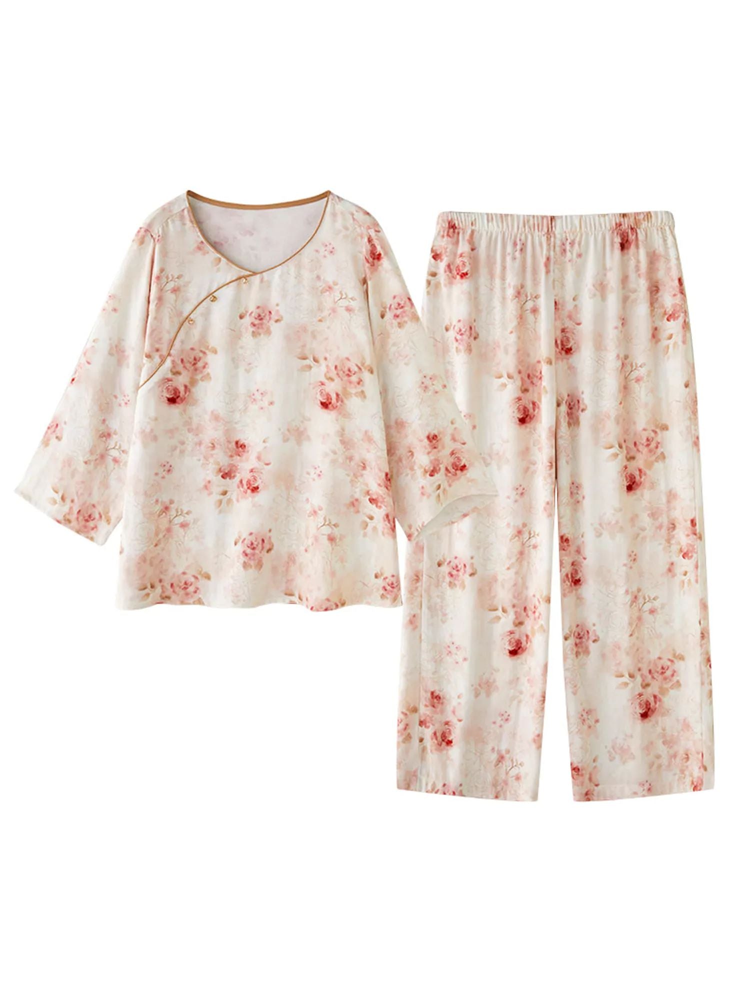 Eco-Friendly Fiber Printed Pajama Set