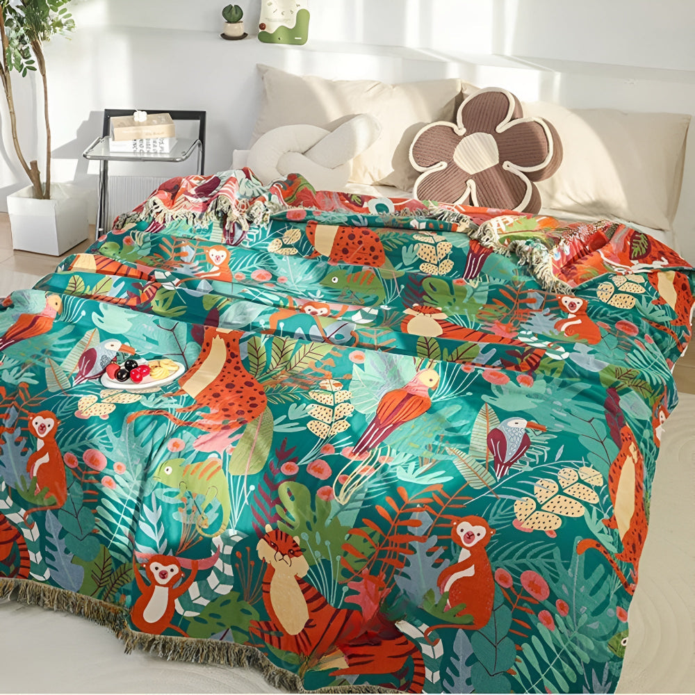 Jungle Adventure Kids Blanket