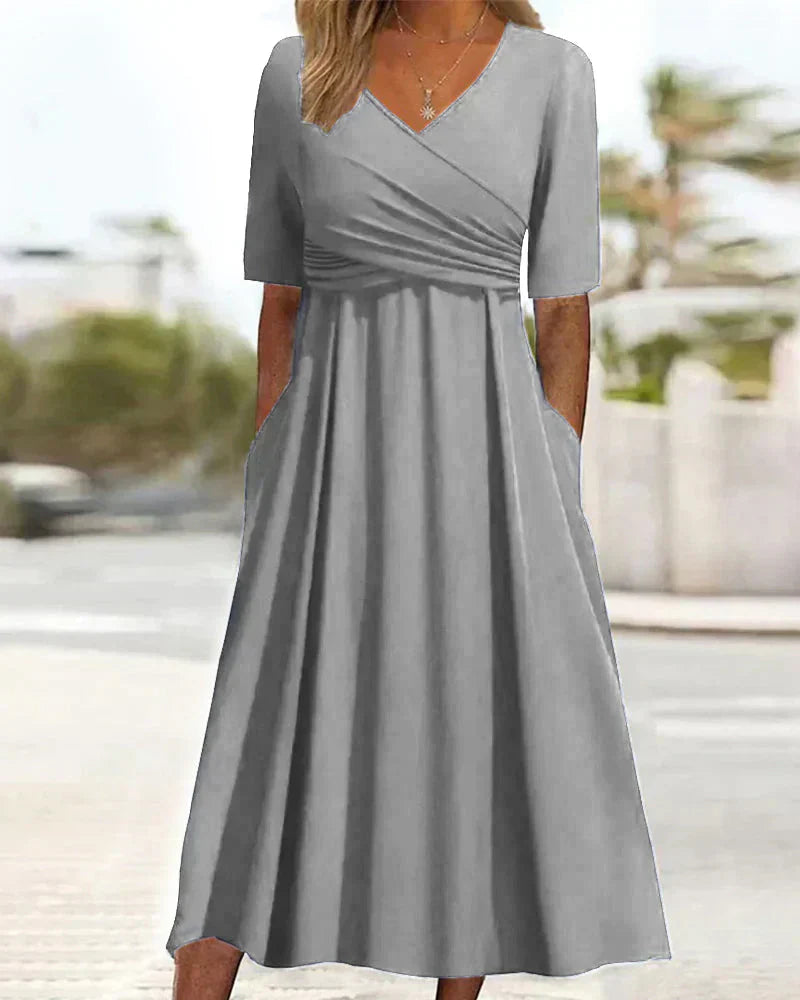 Celeste | Fashionable crossover dress