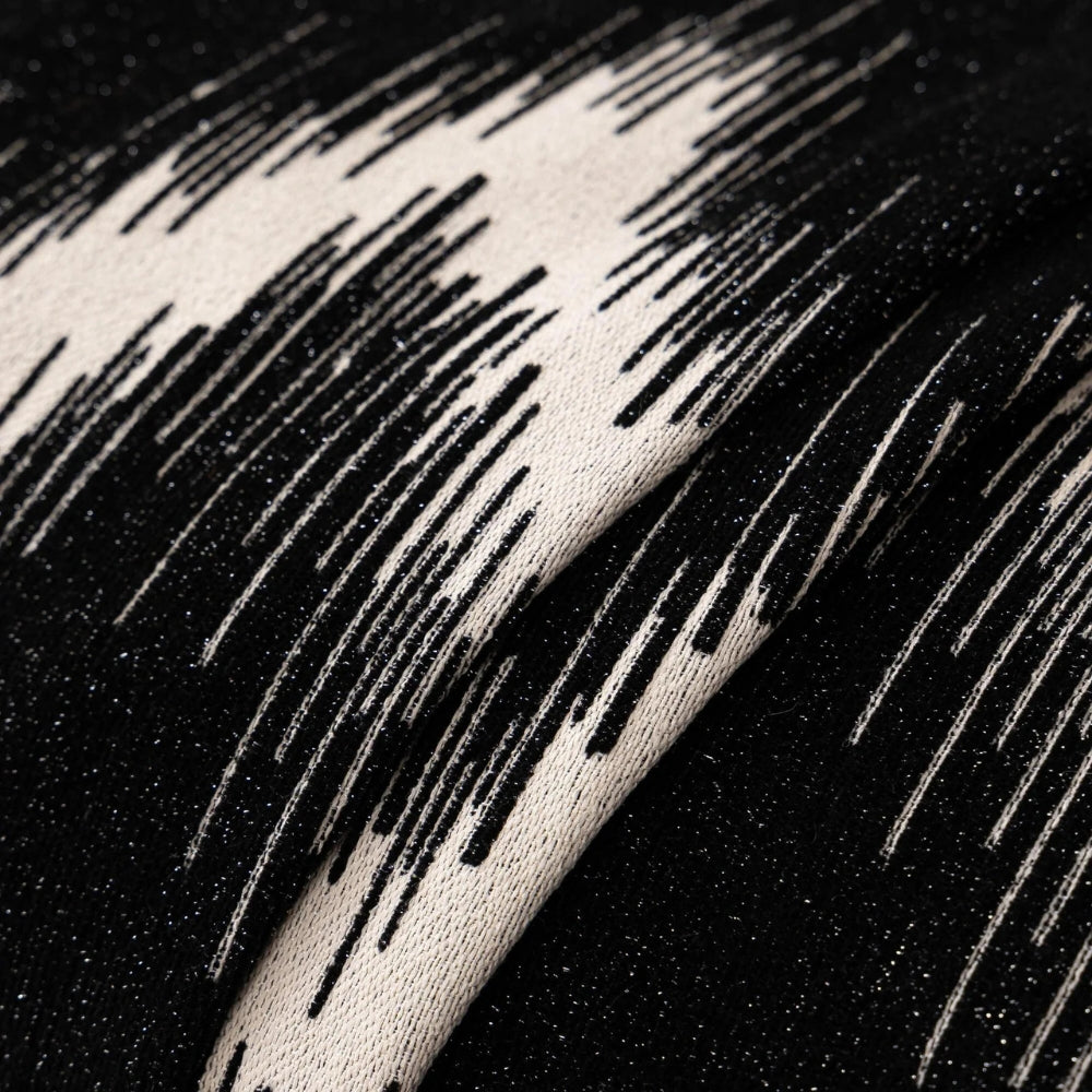 Ochre Streak Textured Sofa Cover