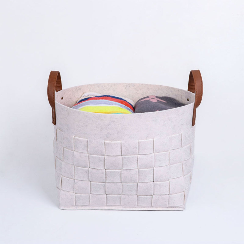 Weave Grid Tote Storage
