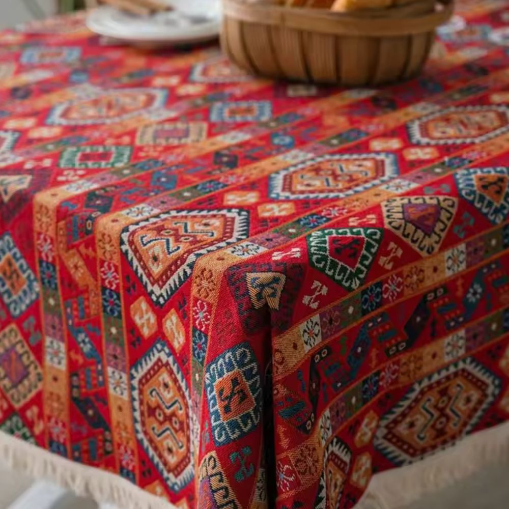 Oasis Dunes Boho Tablecloth