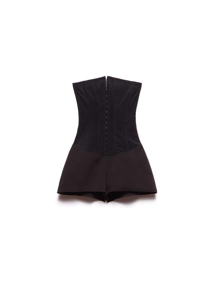 Dark Intentions Strapless Corset Romper
