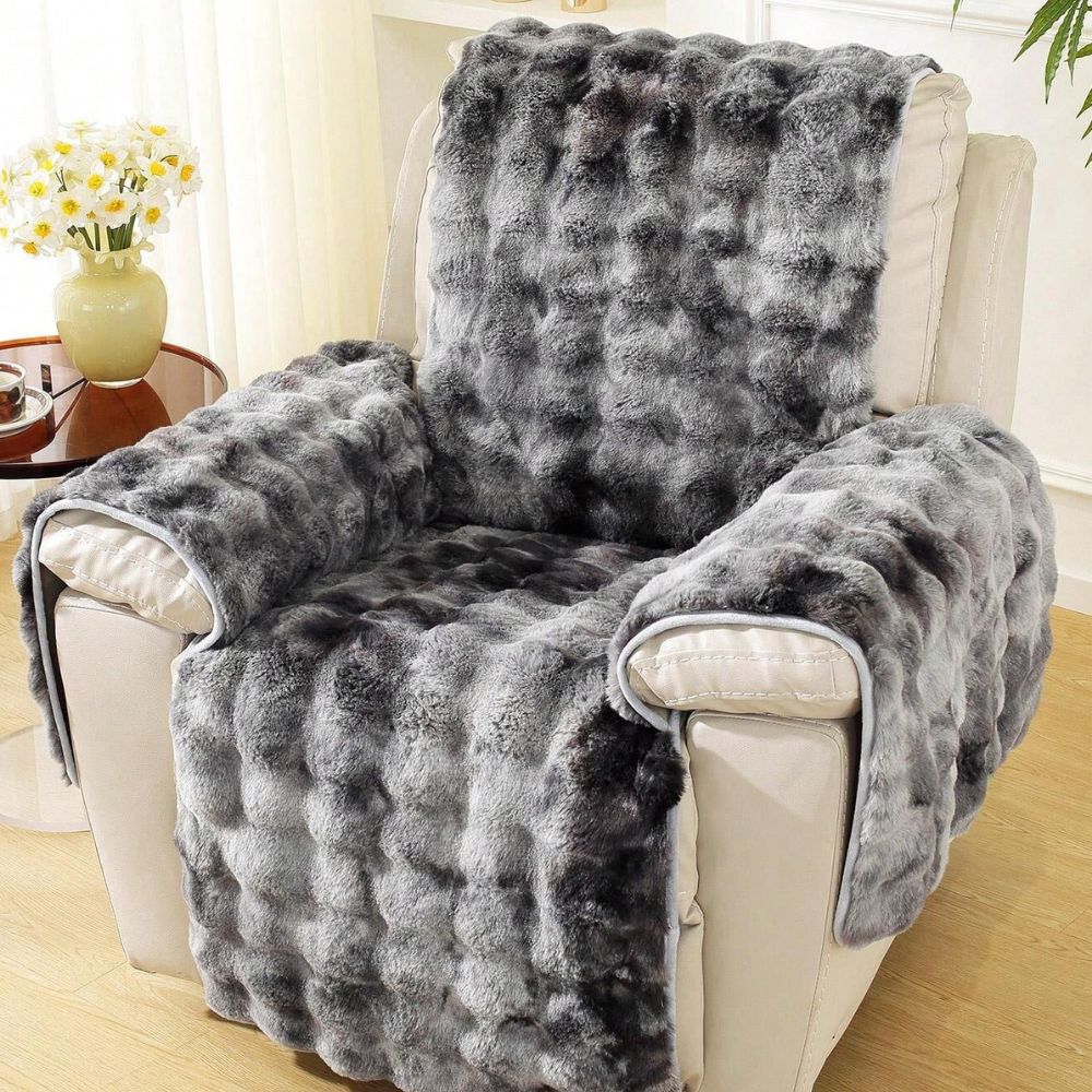 Velvet Plush Recliner Sofa Cover