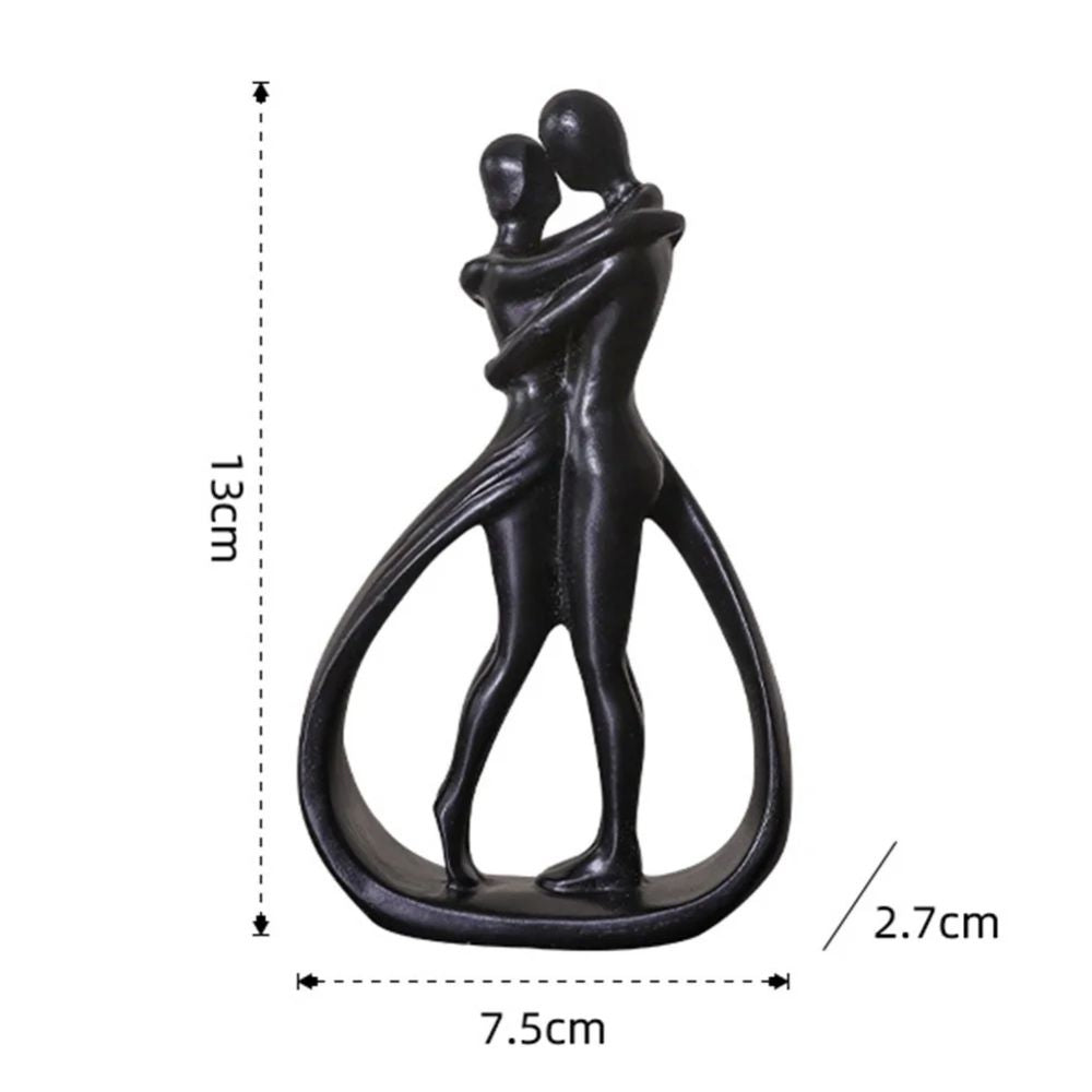 Embrace Resin Couple Sculpture