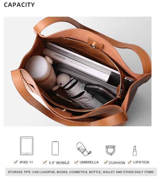 SooAh Bag™ | Korean style leather carrier bag