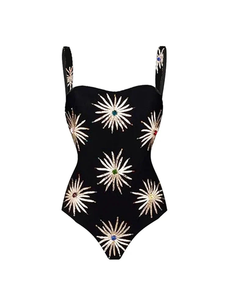 Sequin Firework One-Piece Swimsuit