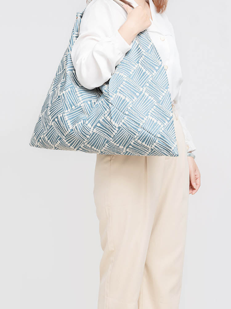 Canvas Triangle Bag - Printed