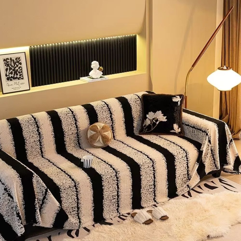 Striped Haven Sofa Cover