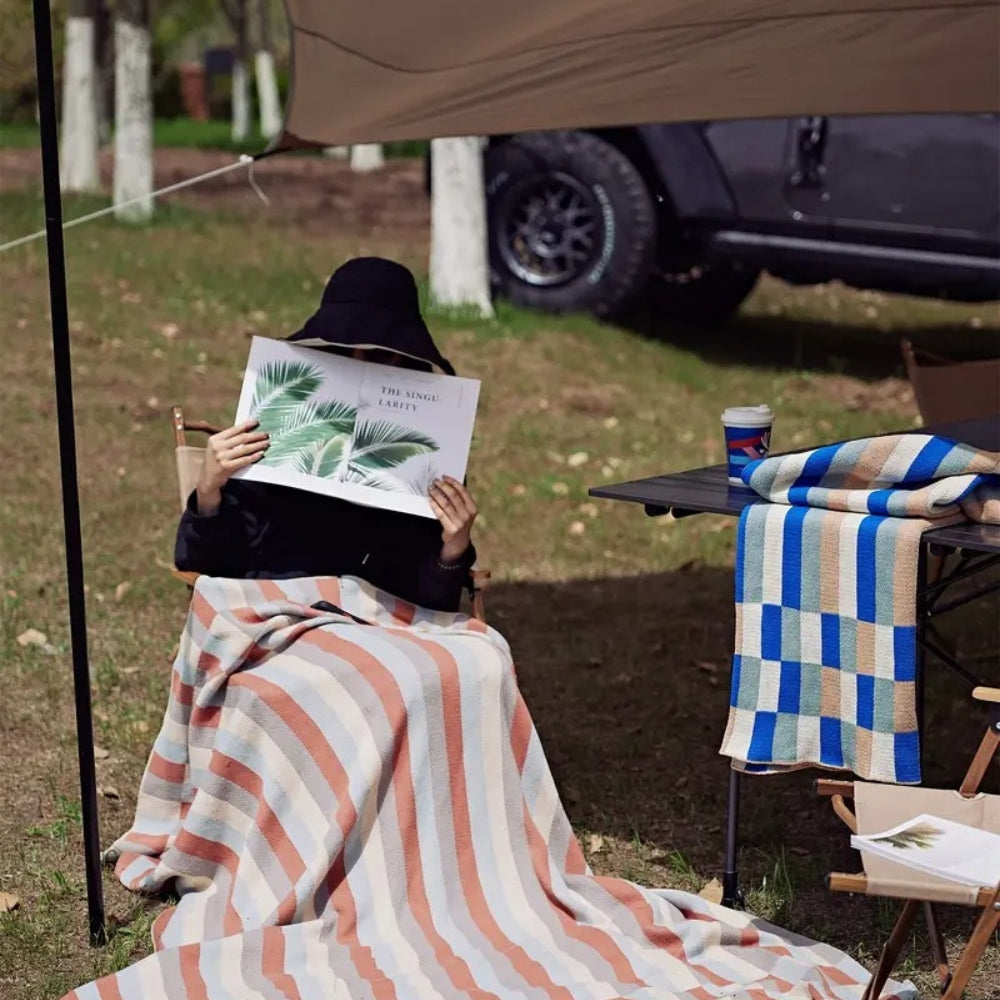 Nordica Stripes Breathable Cotton Blanket