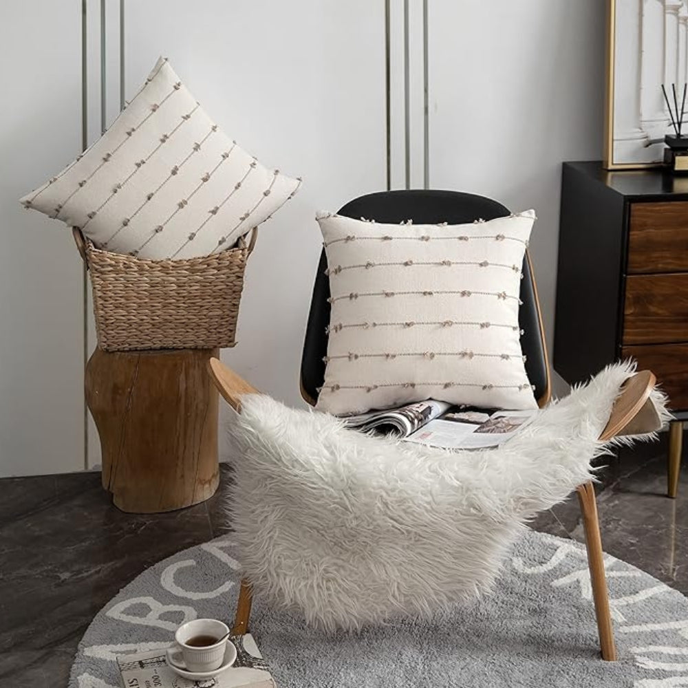 Averra Vertical Stitched Cushion Cover