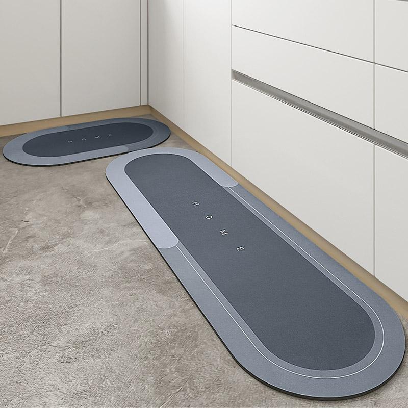Bath mat – Quick-drying microfiber – Soft and absorbent – Stylish bathroom accessory