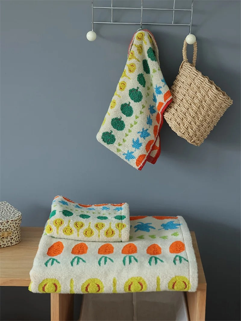 Bath towel – Pure cotton – Japandi style – Soft and plush – Easy care for bath and spa