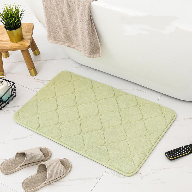 Bathroom mat – Plush fabric – Ultra-absorbent – Non-slip design – Various sizes and colors available