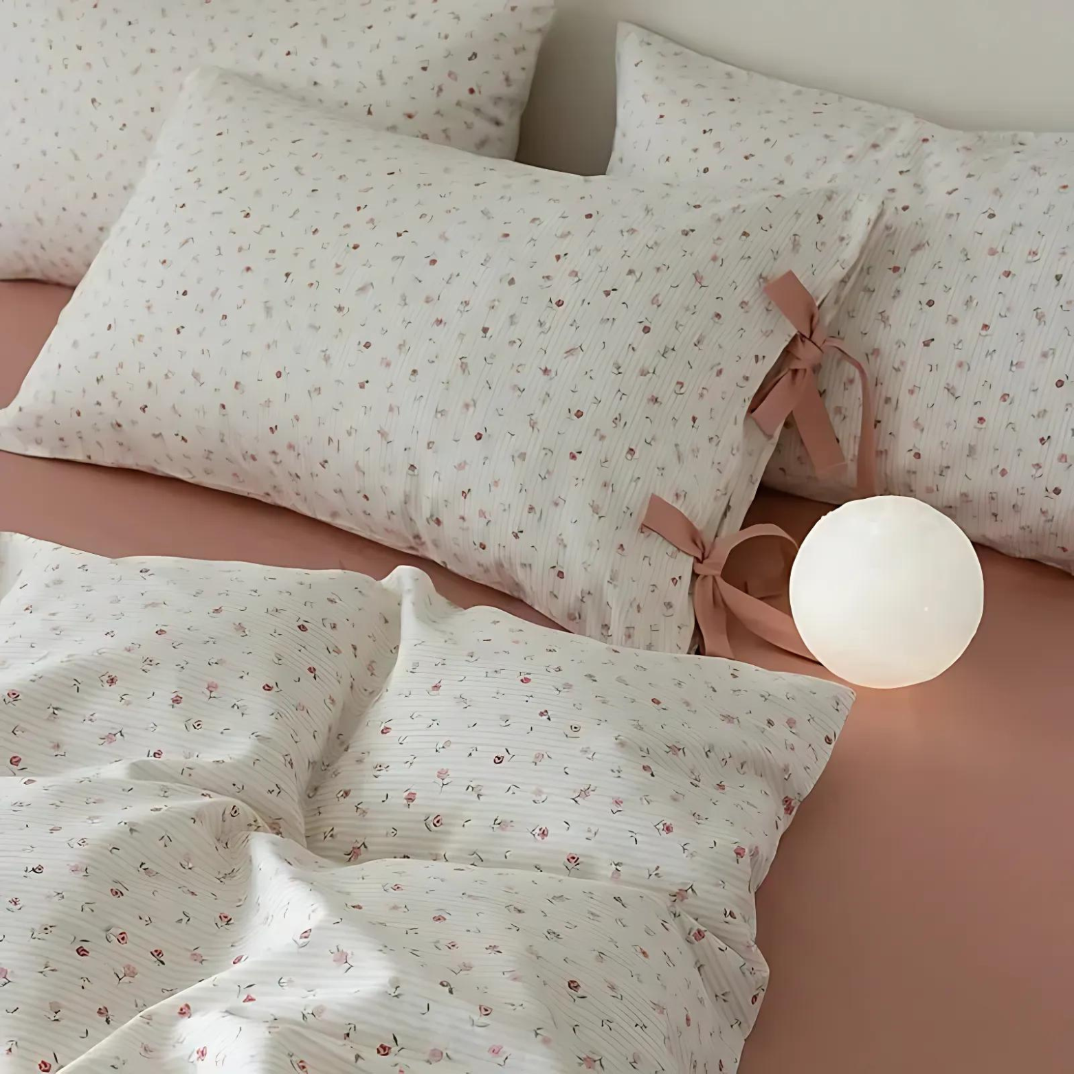 Bedding set – 100% cotton – Floral design – Elegant and cozy bedroom update