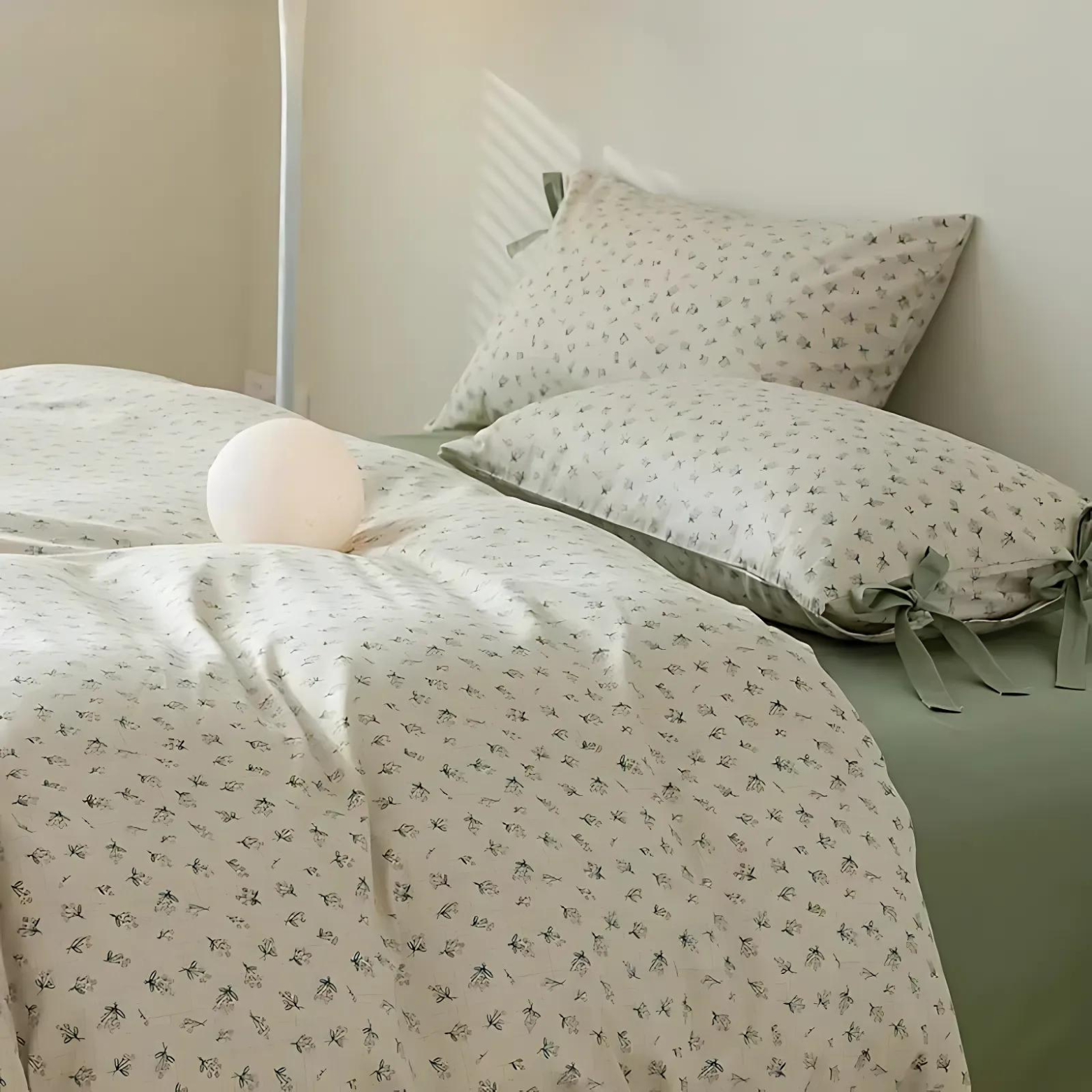 Bedding set – 100% cotton – Floral design – Elegant and cozy bedroom update