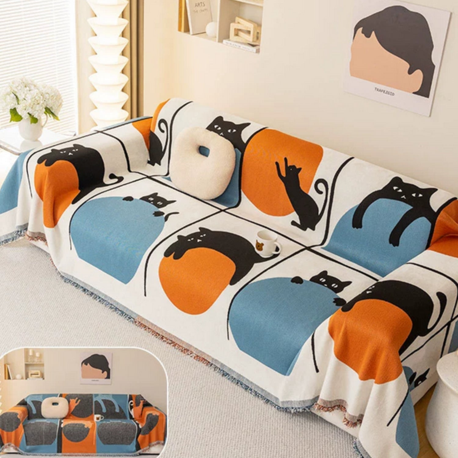 Bellavue Catwalk Woven Sofa Cover