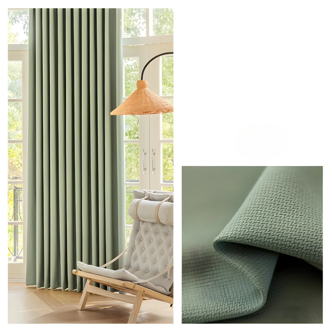 Blackout curtains – Premium jacquard fabric – Elegant modern design – Ideal for bedroom and living room – Energy-efficient and soundproofing