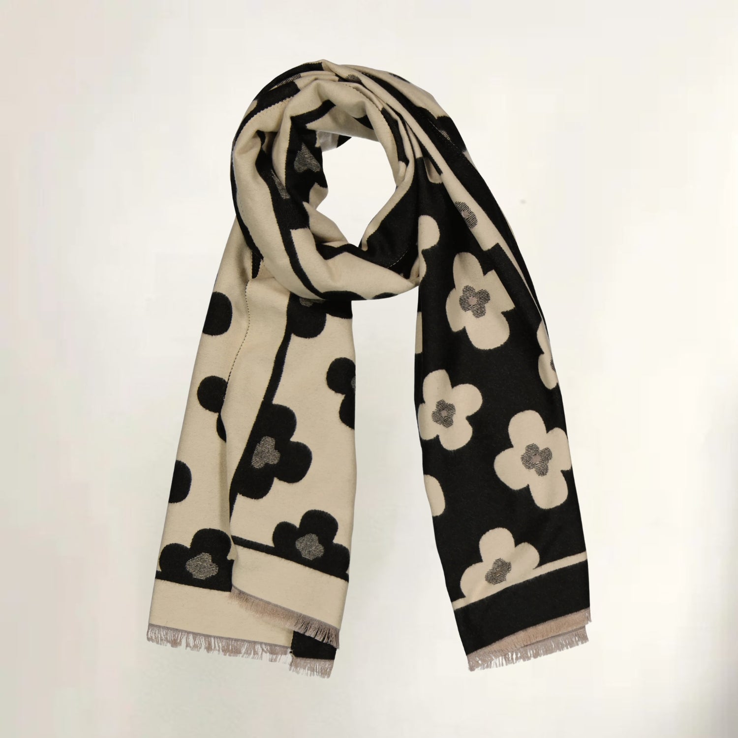 Bloom Classic Floral Winter Scarf