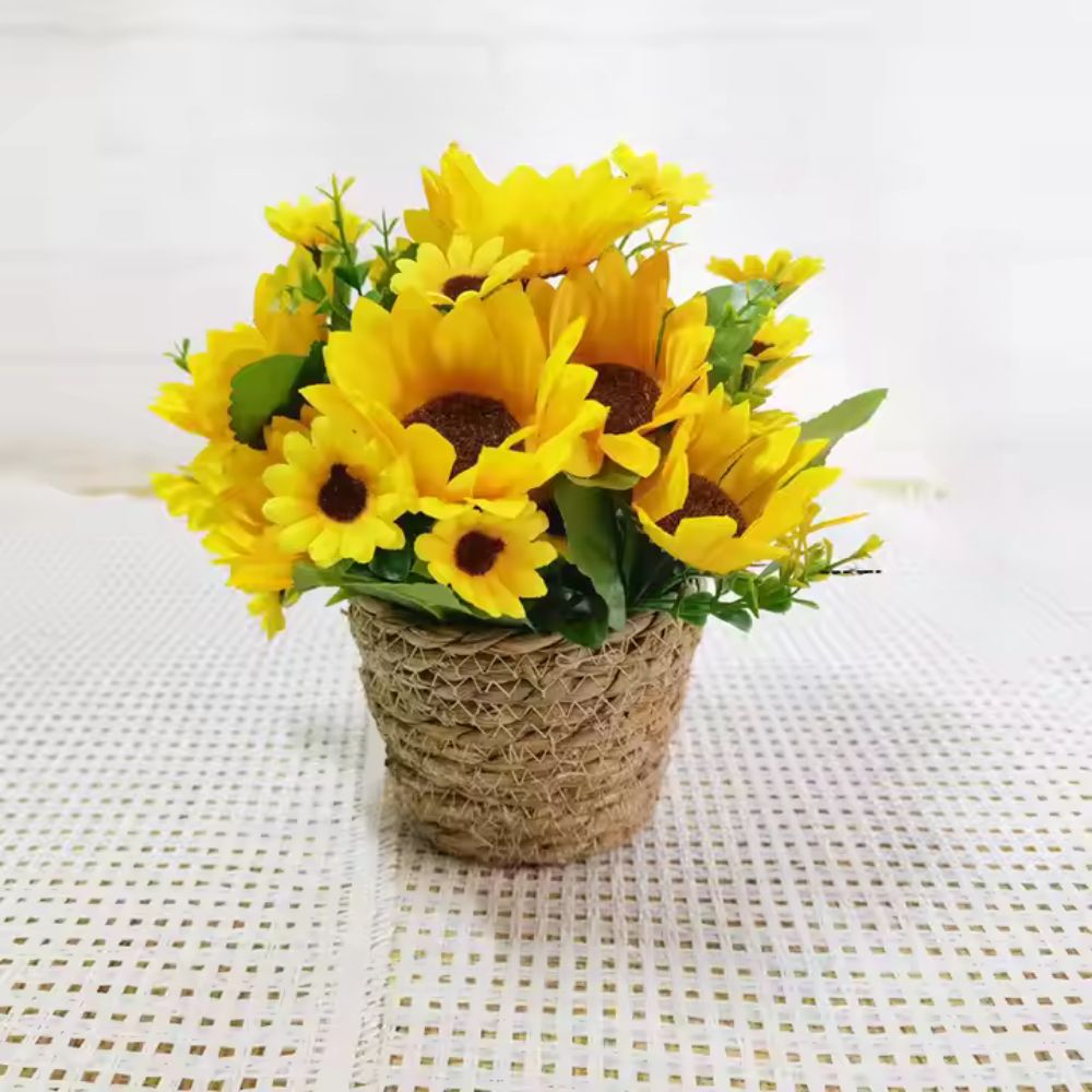 Bloom Ease Mini Artificial Potted Plant