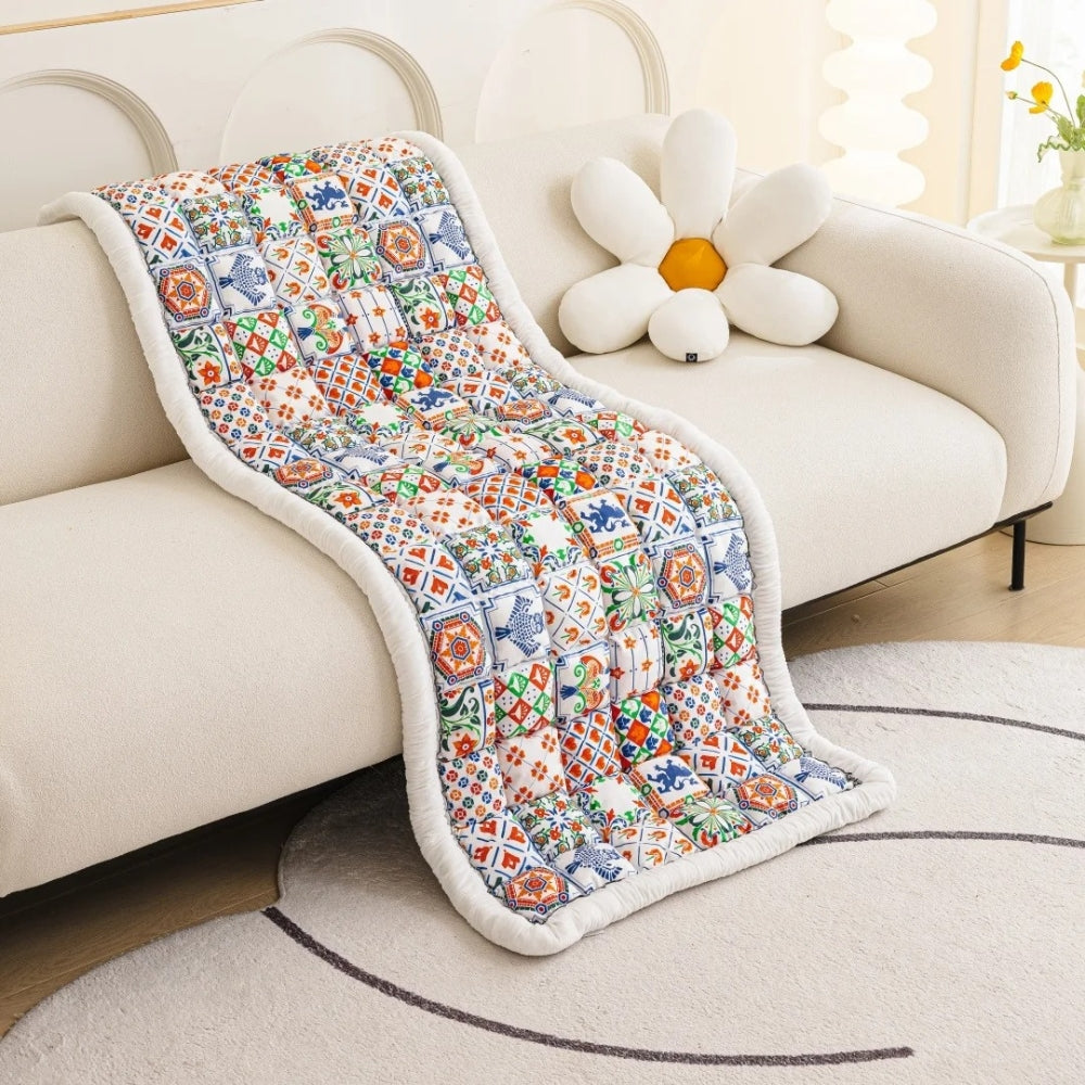Bohemian Printed Quilted Sofa Cover