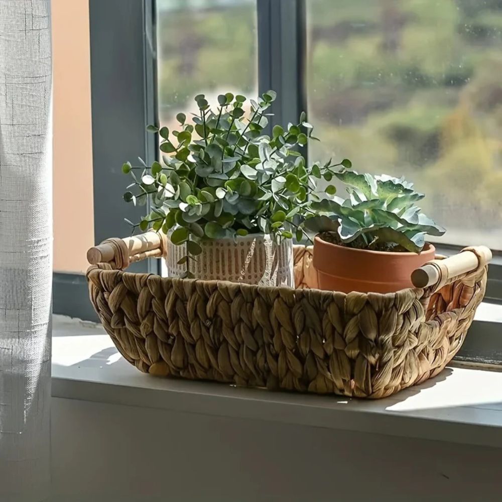 Boho Tidy Woven Storage Basket