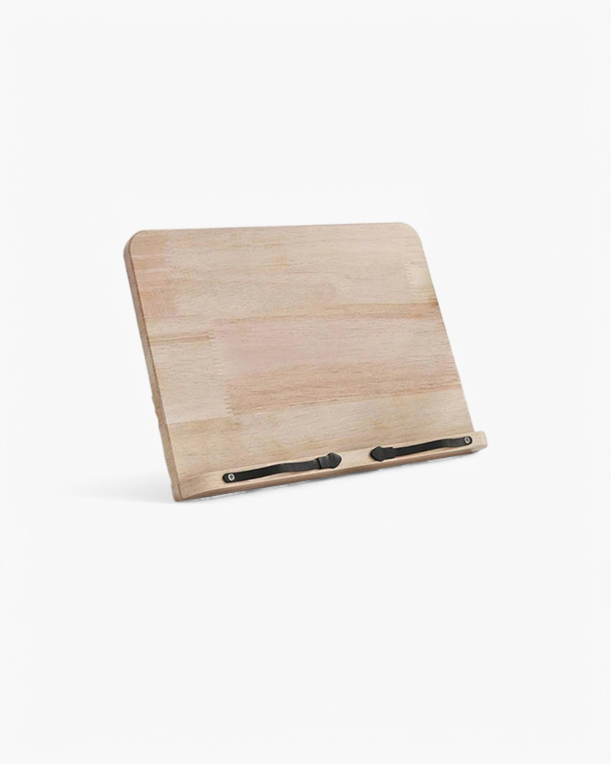 Book stand for reading – Natural wood – Adjustable angle – Elegant desk accessory