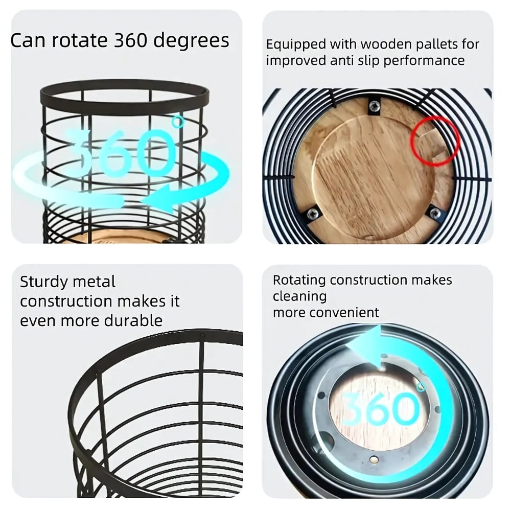 Brunn Kitchen Utensil Holder Organiser