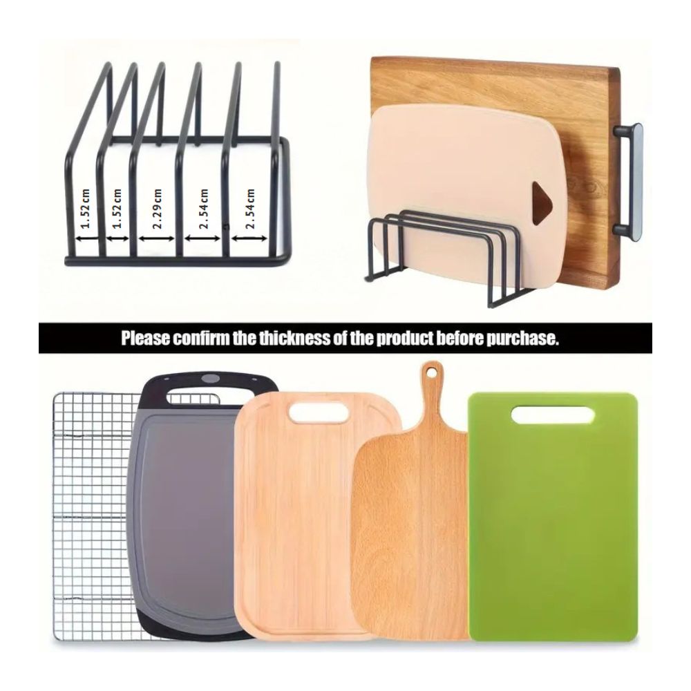 Steel Cutting Board Storage Rack