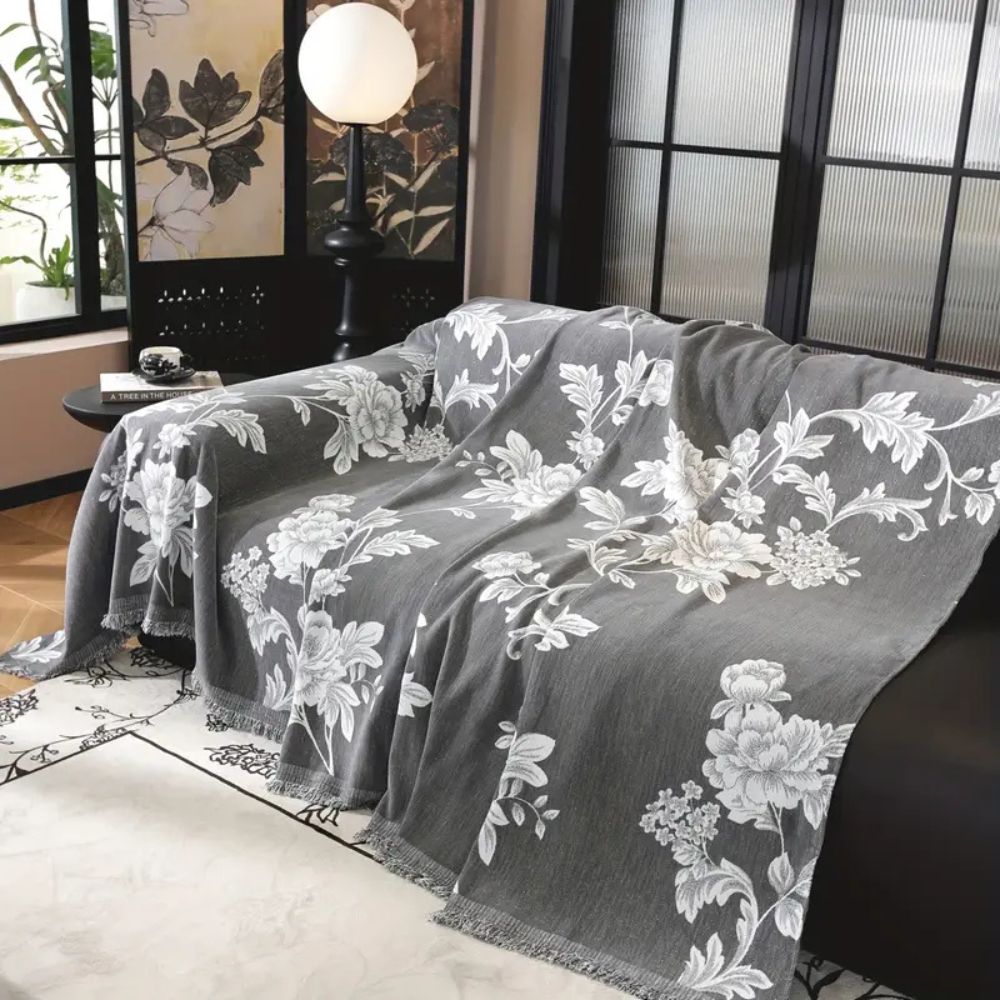 Classic Fleur Jacquard Sofa Cover