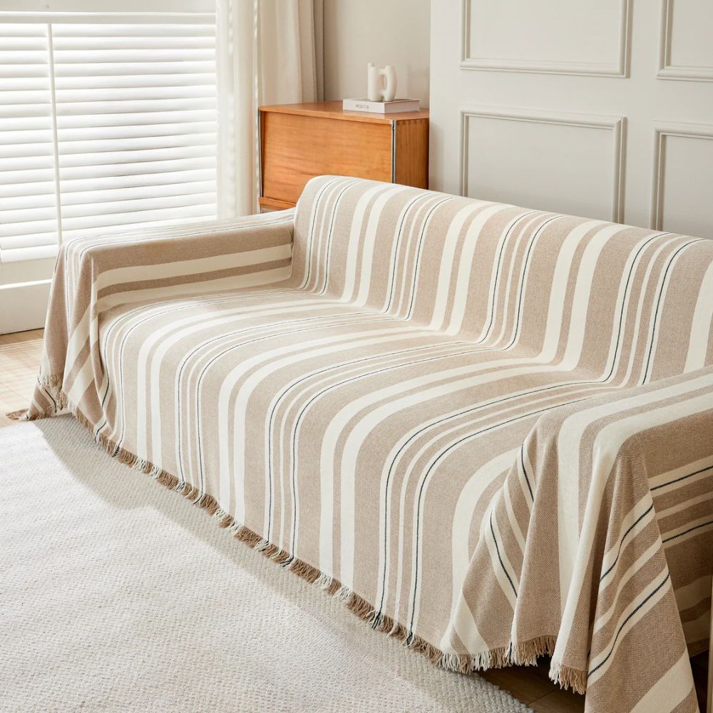 Classic Stripe Patterns Sofa Cover