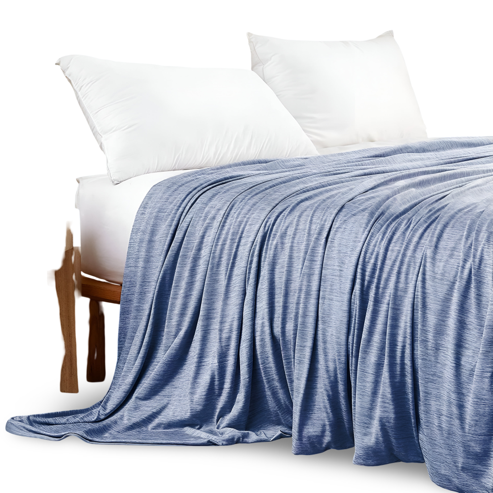 Cooling blanket – Soft cotton blend – Best cooling blanket for hot sleepers – Breathable summer throw
