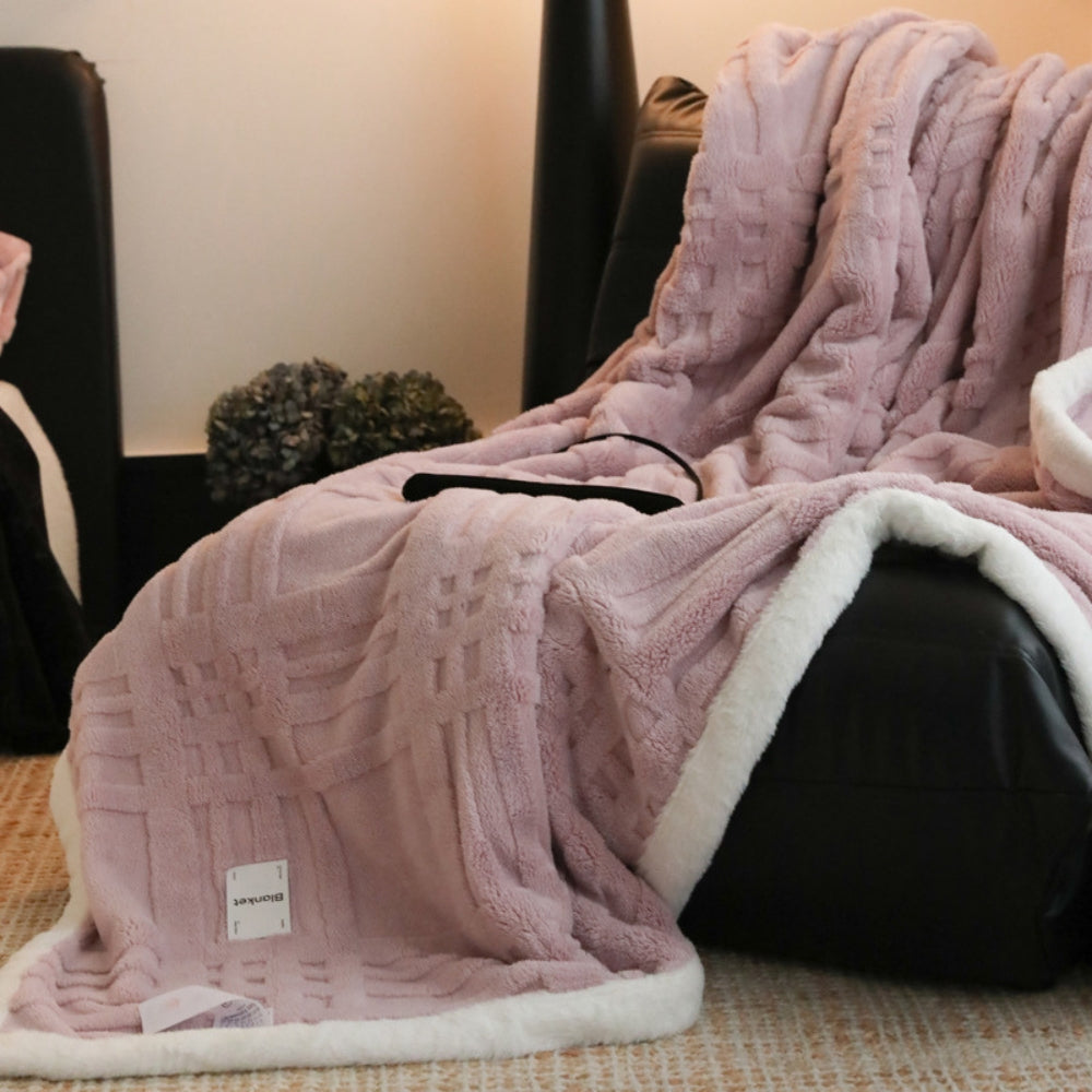Cosmo Fluffy Winter Three-Dimensional Warm Blanket