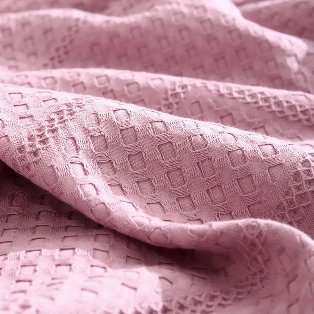 Cotton Nest Waffle Summer Blanket